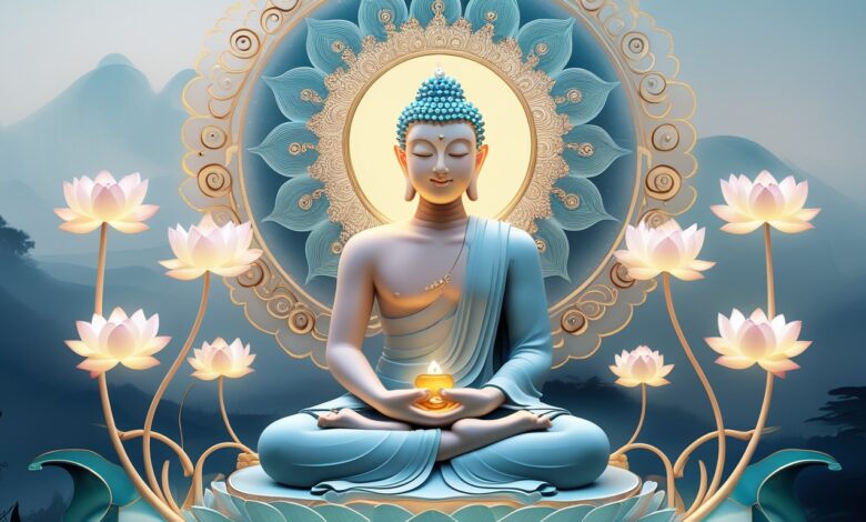 Leonardo_Phoenix_10_A_serene_Buddha_figure_with_a_gentle_knowi_0 - gautamabuddha.in
